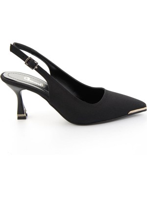 Bambi Siyah  Kadın Abiye Ayakkabı K01670055038