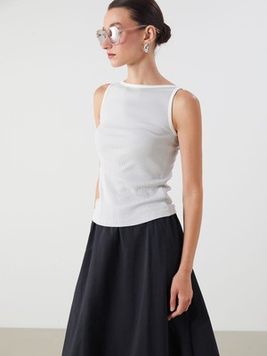 Lc Waikiki Yeni Sezon Kayık Yaka Fitilli Kadın Atlet