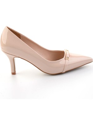 Bambi Ten  Kadın Klasik Topuklu Ayakkabı K01231452298