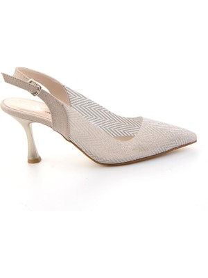 Bambi Altın  Kadın Abiye Ayakkabı K01670061678