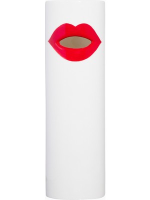 Cassina Impronta Ico-Luisa Parisi Imzalı, Italyan Tasarımı Seramik Dekoratif Vazo