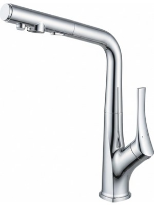 Fleko Miranda Arıtmalı Krom Mutfak Bataryası