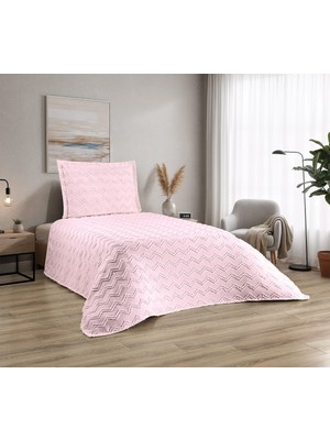 D'niss Home Zikzak Desen 2 Parça Tek Kişilik Yatak Örtüsü