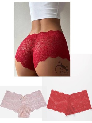 Gecko Collection Gecko Dantelli Kadın Şort