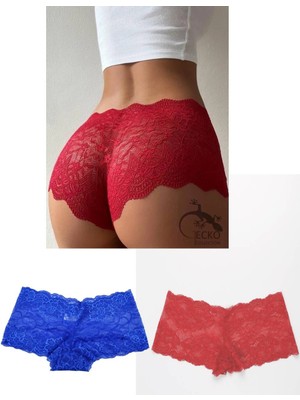 Gecko Collection Gecko Dantelli Kadın Şort