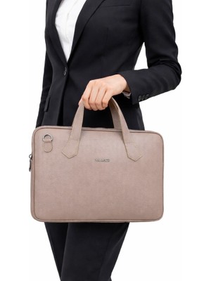 Derise Club Kadın Vizon Evrak Çantası 13,6 Inç Laptop Çantası