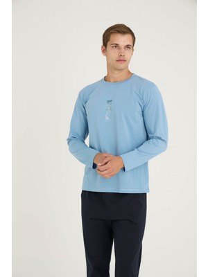 Kly Erkek O.yaka Pijama Takımı Şık Tasarım - Dış Giyim