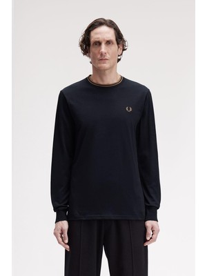 Fred Perry M9602 Ls Twin Tipped Erkek Tişört