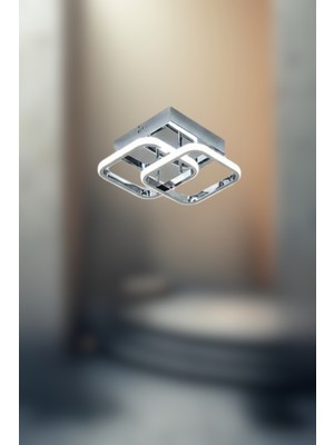 Ronisu Aydınlatma Purella Ledli Plafonyer Avize - Oturma Odası, Salon Mutfak Uyumlu Avize