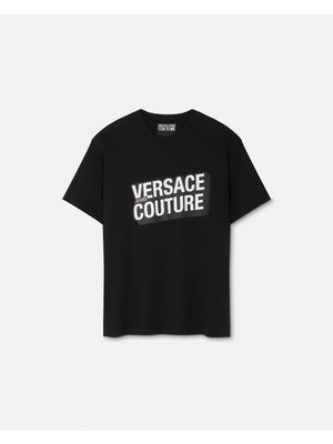 Versace Jeans Couture 79GAHP02 Erkek Tişört