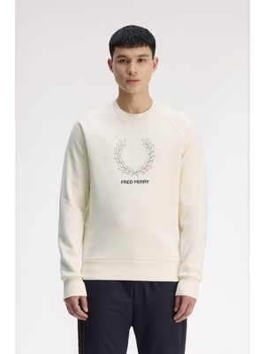 Fred Perry M1769 Outline Lrl Wrth Erkek Sweatshirt