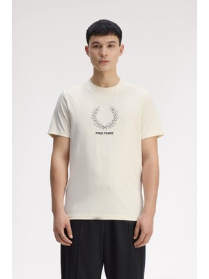 Fred Perry M1775 Outline Laurel Wreath Erkek Tişört
