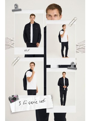 Kly Erkek Çeyiz Seti 3’lü: Hırka + Pantolon + T-Shirt