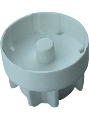 MorPerde 32 lik Stor Perde Yaylı Stor ve Projeksiyon Perde Beyaz Plastik Boru Sonu Tıpası