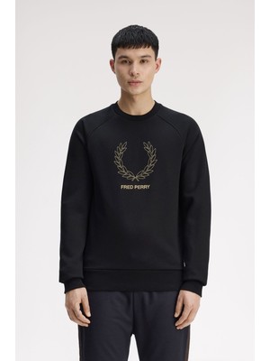 Fred Perry M1769 Outline Lrl Wrth Erkek Sweatshirt