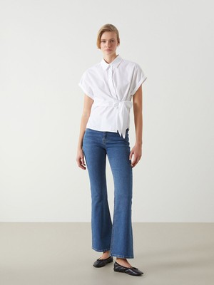 Lc Waikiki Yeni Sezon Mars Flare Kadın Jean Pantolon