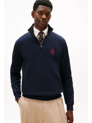 Tommy Hilfiger MW0MW42855 Crest Giftin Intechno Erkek Sweatshirt