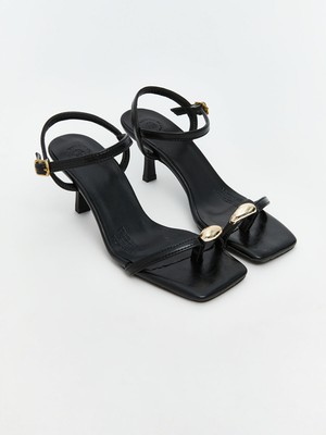 Lc Waikiki Yeni Sezon Deri Görünümlü Kadın Topuklu Ayakkabı