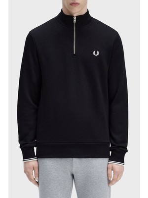 Fred Perry M3574 Half Zip Erkek Sweatshirt