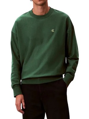 Calvin Klein LV04RC277 Premium Terry Monogram Cn Erkek Sweatshirt