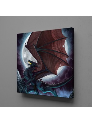 Technopa EJDERHA KANVAS TABLO - 80x80cm