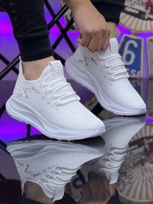 Wipper Triko Nefes Alan Terletmez Ortopedik Unisex Sneaker Memory Foam Faylon Taban Hafif Spor Ayakkabı