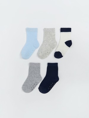 Lc Waikiki Yeni Sezon Desenli Erkek Bebek Soket Çorap 5'li