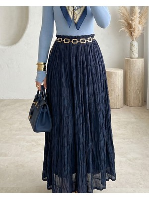 Modamorfo Astarlı Gipeli Modal Etek -Laci