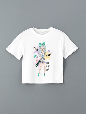 Lc Waikiki Yeni Sezon Bisiklet Yaka Kız Çocuk Pijama Üst