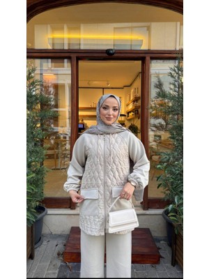 Gala Stil Gala Ceketi Fermuarlı Uzun Kadın Takımı