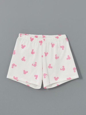 Lc Waikiki Yeni Sezon Beli Lastikli Minnie Mouse Baskılı Kız Çocuk Pijama Şort