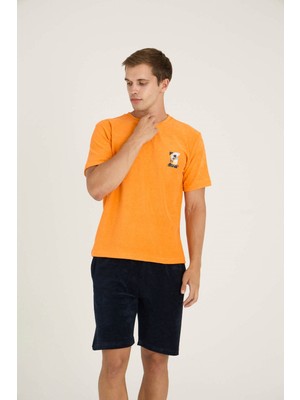 Kly Erkek O.yaka Şortlu Takım Şık Tasarım 2021