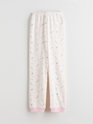 Lc Waikiki Yeni Sezon Beli Lastikli Kız Çocuk Pijama Alt