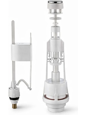 AYRINTISHOP Basmalı Klozet Iç Takım Mekanizması – Sessiz Çalışan Rezervuar Tamir Seti