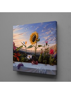 Technopa ÇİÇEKLER KANVAS TABLO - 25x25cm