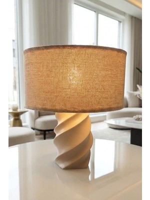 Luxora Kumaş Başlıklı Abajur