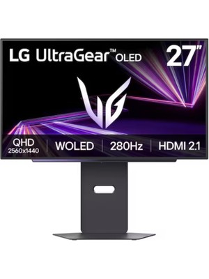 Lg Ultragear™ OLED Gx7 26.5" 27GX700A-B 280Hz 0.03MS(GTG) Qhd OLED Pivot Vesa Displayhdr True Black 500 Gaming Monitör