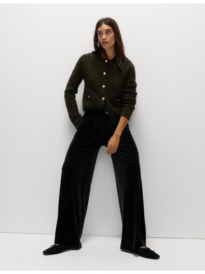 Marks & Spencer Kadife Geniş Paça Pantolon