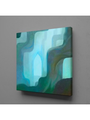 Technopa MAVİ TONLARI KANVAS TABLO - 200x200cm