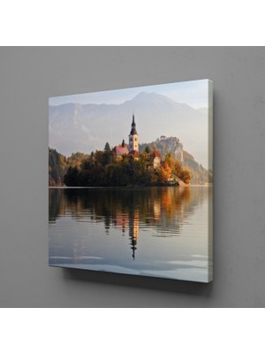 Technopa DENİZ VE AĞAÇLAR KANVAS TABLO - 40x40cm