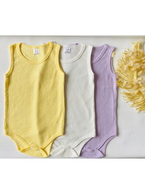 Miyakidsworld Pamuklu Kalın Askılı Çocuk Body -Özel Çocuklar Büyük Boy 3-12 Yaş