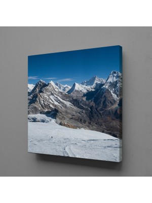 Technopa DAĞLAR VE KAR KANVAS TABLO - 100x100cm