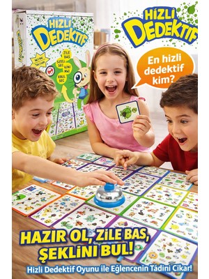 Müfettiş Tilki - Hızlı Dedektif - Eğlenceli ve Gizemli Bir Dedektiflik Oyunu