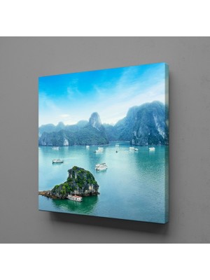 Technopa ADA VE GEMİLER KANVAS TABLO - 100x100cm