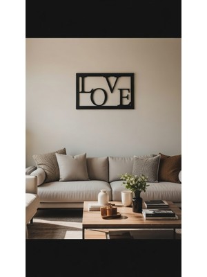 Safir Design Özel Tasarım Modern Love Duvar Dekoru - Hafif ve Dayanıklı