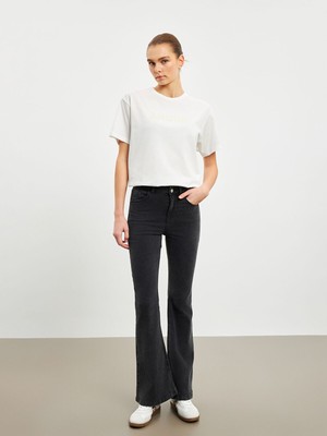 Lc Waikiki Yeni Sezon Dar Fit Flare Kadın Jean Pantolon