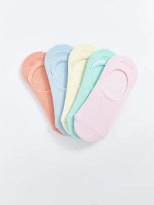 Lc Waikiki Yeni Sezon Basic Kız Çocuk Babet Çorap 5'li