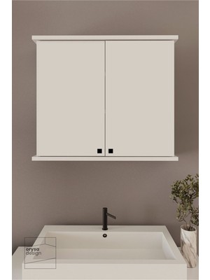 Orysa Design Bd-1 Aynasız Banyo Dolabı, Duvar Dolabı - Beyaz