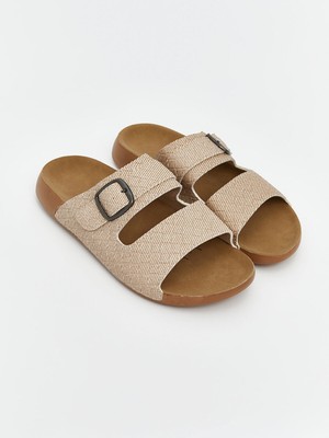 Lc Waikiki Yeni Sezon Çift Bantlı Kadın Terlik