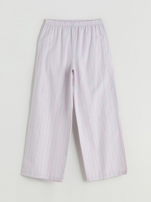 Lc Waikiki Yeni Sezon Beli Lastikli Çizgili Kadın Pijama Alt